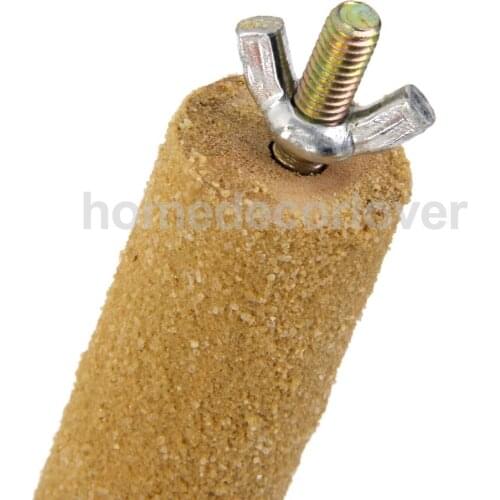 Parrot Bird Scratching Post Pole Pet House Play Exercise Chew Toy 2.5*20cm