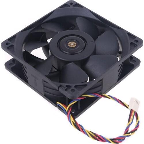 QFR1212GHE QFR1212GHE-PWM 4P 12V 2.7A 12038 Server cooling fan for Bitcoin Miner