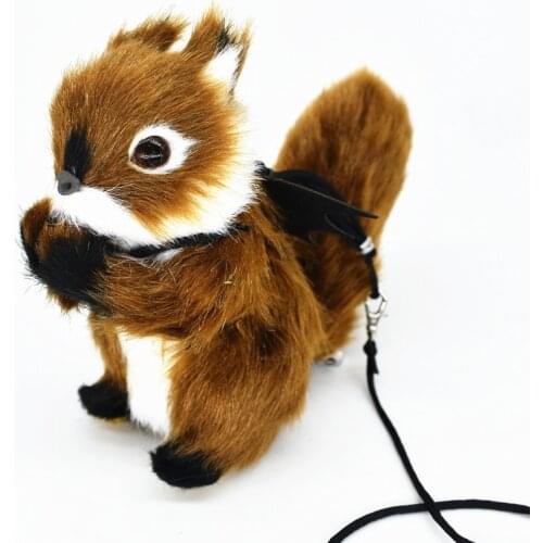 Small Animal Leash Adjustable Bat Wing Decor Hamster Harness Rope Rat Leash for Hamster Rabbit Guinea Pig Ferrets