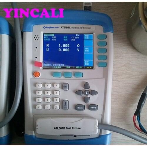 Handheld AC milliohm meter AT528L Digital AC Milliohm Tester Battery Tester for Various Kinds of Batteries Measurement