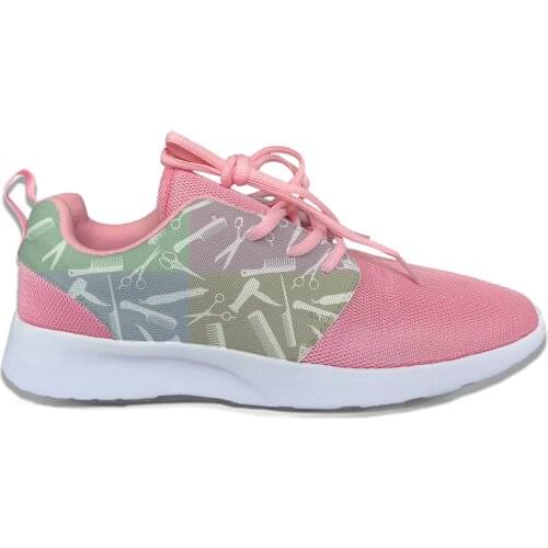 HAIR STYLIST PATTERN Cute Novelty Lovely Sport Running Shoes Casual Breathable Lightweight 3D Print Girl Women Female Sneakers