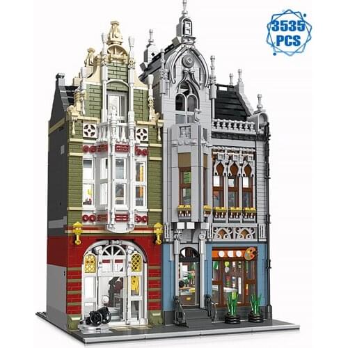 Technical Expert Architecture Street Series Assembly Building Blocks Ideas Famous Weapons Museum Model Bricks Toys for Kids Gift