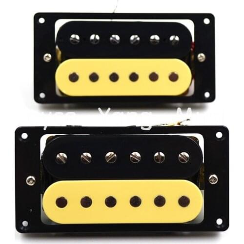 1 Set of 2pcs Zebra Humbucker Double Coil Pickups Neck&Bridge For LP Electric Guitar Pickups