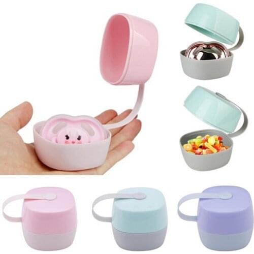 1 Piece Baby Storage Container Portable Infant Baby Pacifier Soother Nipple Storage Box Case Holder Container Toy Storage
