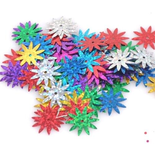 10g mixed colourful Sequin Flat Round Loose Sequins Paillettes Sewing Wedding Craft Free Shipping 18mm cp1410