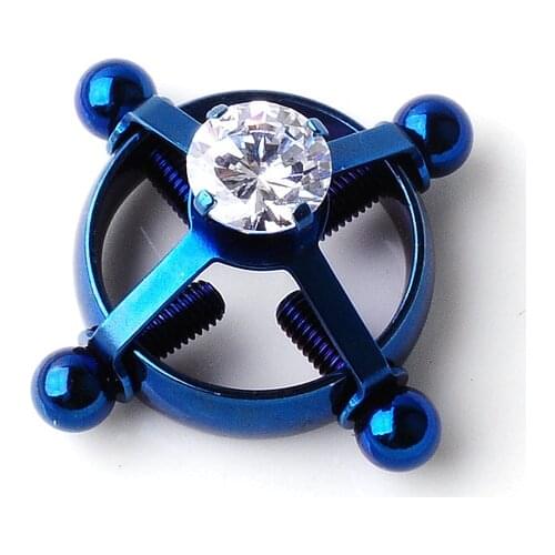 2021 Women Mens Breast Decorations on Body Adjustable Stainless Steel Zircon Non-Piercings Nipple Shields Rings Circle Clamps