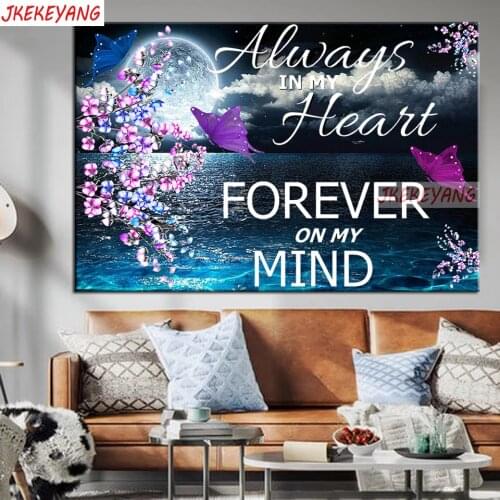 5D DIY square/round Diamond painting Moon sea flower Cross Stitch Diamond Embroidery Pattern Rhinestone J3109