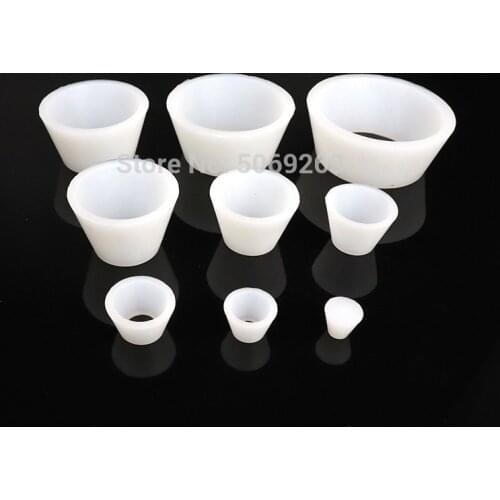 8*1pcs/set Rubber Buchner funnel holder filter pad used in laboratory reagent bottles The suction filter bottle pad