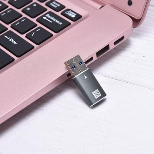 Aluminum Shell Converter TYPE-C 10G USB3.1 GEN2 TYPE-C TO USB3 Adapter