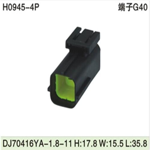 Free shipping 500pcs DJ70416YA-1.8-11 4Pin 1.8mm AMP Car Electrical Wire Connectors for VW,BMW,Audi,Toyota,NISSAN AND other