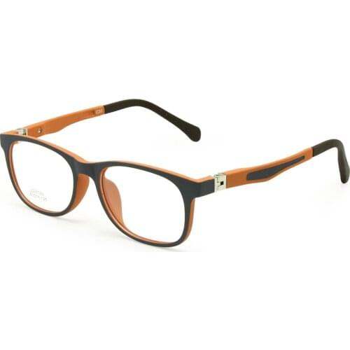 Kids Glasses TR90 Size 45 Safe Bendable with Spring Hinge Flexible Optical Frame Boys Girls Children Eyeglasses Plano Lenses