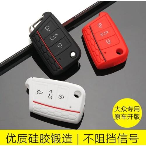 FOR VW Golf 7 MK7 Ibiza Leon FR 2 Altea Aztec For Skoda Octavia car key case Buttons Smart Keyless Remote Control