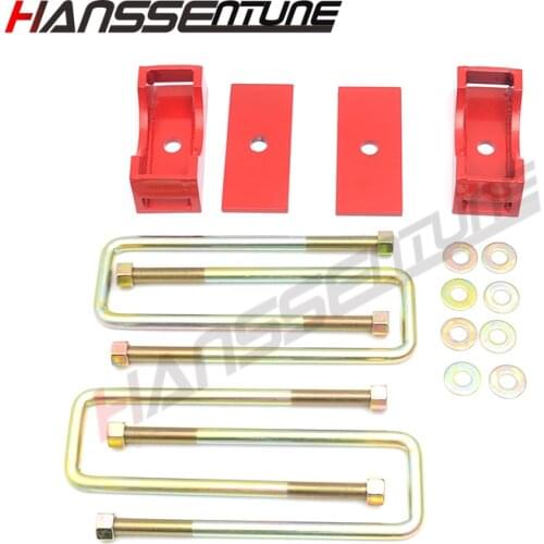 HANSSENTUNE 4x4 Accesorios 2" Rear Lowering Billet Blocks Kit for Hilux Vigo 2004-2015