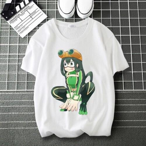 My Hero Academia Deku LOGO Printed Cool T-Shirt Round Collar Short Sleeve Modal Unisex Tshirt