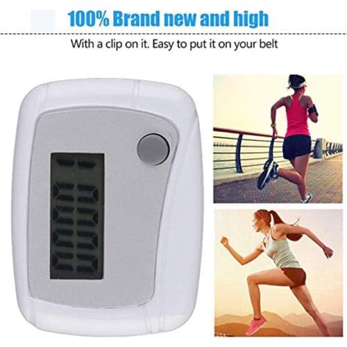 Mini Step Pedometer Portable Digital LCD Running Walking Distance Counter for Loss Weigth Finess Sport Adult Kids