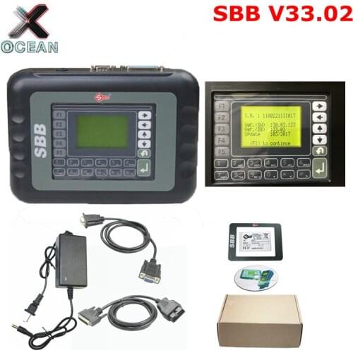 Free Shipping 2019 New Slica SBB Key Programmer SBB V33.02 Multi-language Auto Car Key Programming Machine Tool low price