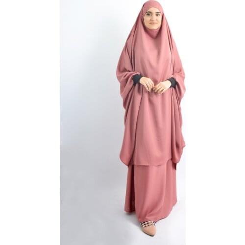 Eid Hooded Muslim Women Hijab Dress Prayer Garment Full Cover Khimar Long Robe Islamic Clothing Ramadan Niqab Djellaba Burka