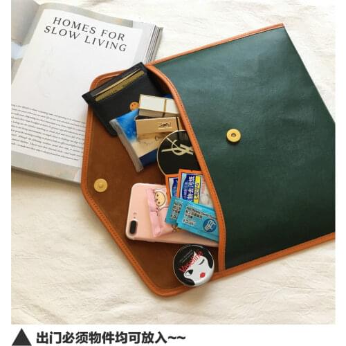 Xiao.p Fashion New Clutch Bag Trend Envelope Clutch High Quality Pu Leather Business Casual Large Capacity Hand Bags For Male