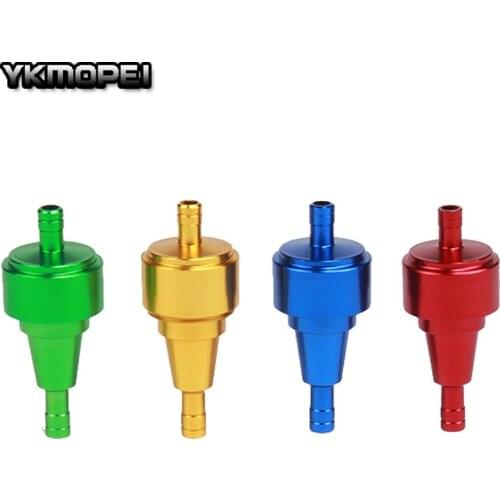 Universal 6mm Motor Oil Filters Petrol Gas Fuel Filter Cleaner for Motorcycle Pit Dirt Bike ATV Oil Filters Accessories