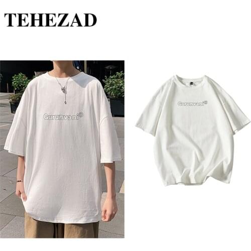 Mens Short-Sleeved T-Shirt 2021 Youth Solid Color Loose Casual Womens Short-Sleeved T-Shirt Plus Size Daily Couple Wear