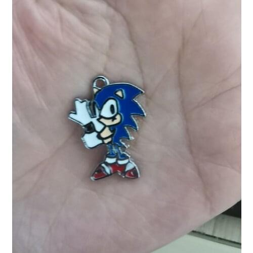 New 30 Pcs Sonic DIY Metal Charms Jewelry Making Pendants A217