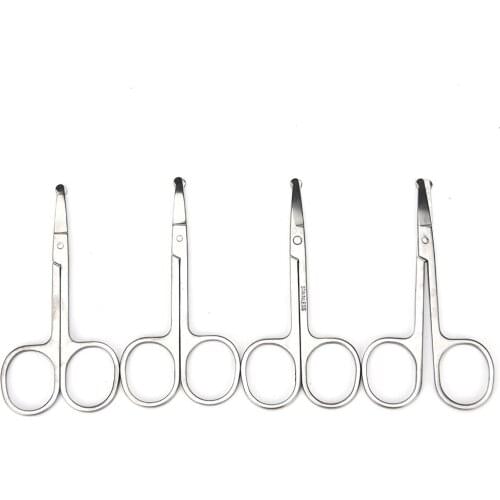 Nose Trimmers Stainless Steel Hair Scissors Ear Remover Cut Beauty Removal Tools Fashion Beauty Tools 1Pcs