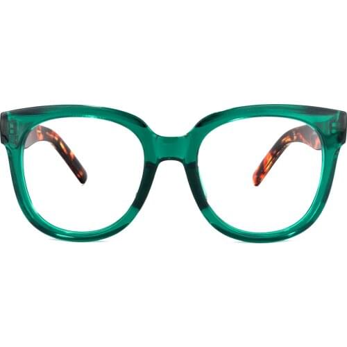 Zeelool Unisex Retro Oversized Square Eyeglasses for Women Men with Clear Lens OP049594