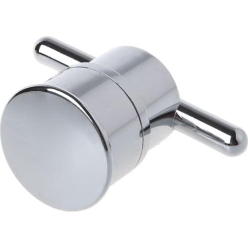 P15D Electroplated Plastic Single Hole Shower Door Knob Handle For Interior Furniture Shower Cabin