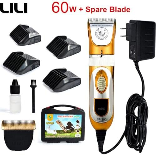 Professional Pet Trimmer Scissors Dog Cattle Rabbits Shaver 60W High Power Horse Grooming Electric Hair Clipper Cutting Machine