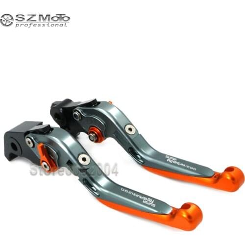 Brakes Clutch Levers For KTM SUPER ADVENTURE 1290 Folding Extendable Adjustable 2015 2016 Motorcycle Accessories With LOGO CNC