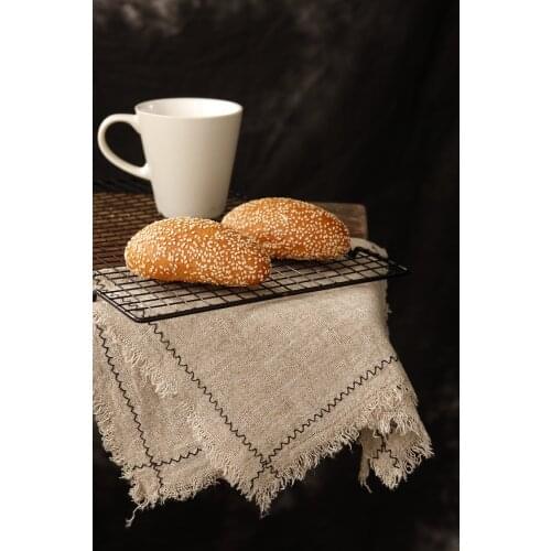 Hemp Art Cloth Photography Background Props Tabletop Shooting Accessories for Fruit Food Studio Photo Backdrops DIY Decorations