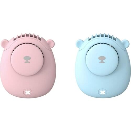 Neck-Mounted Fan USB Charging Fan Portable Fan Suitable for Outdoor Office Travel Kitchen