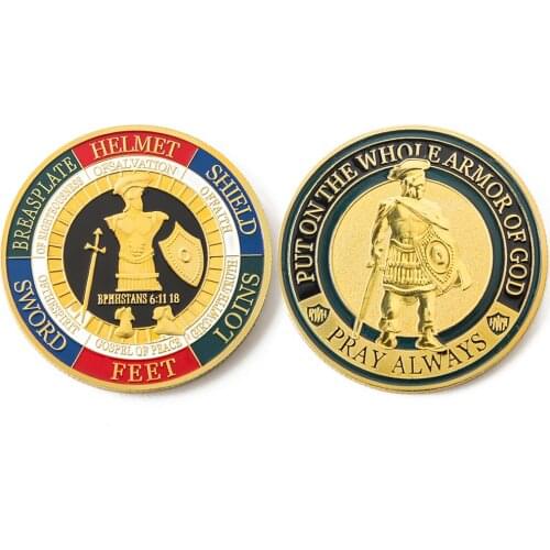 Guard The Soldiers Commemorative Coin God Armor Collection Of Commemorative Gifts Relaxing