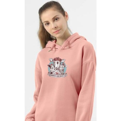 Winter Women Animal Print Kawaii Hoodies Plus Velvet Sweatshirts Harajuku Oversize Pullover Leisure Jacket Hoodi Sudaderas Mujer