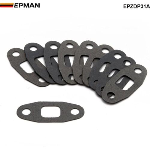 10pcs/Lot T3 T4 GT32 GT37 GT40 GT42 GT45 T04B T04E Turbo Oil Return Drain Gasket EPZDP31A