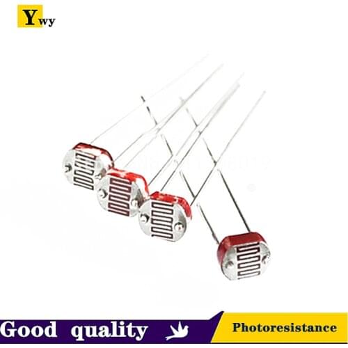 20pcs 5506 5516 5528 5537 5539 Light Dependent Resistor LDR 5MM Photoresistor wholesale retail Photoconductive resistance