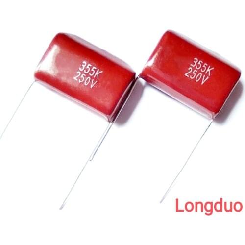 20pcs Capacitors 355 3.5UF 3500NF 250V Type CBB Metallized Polypropylene Film