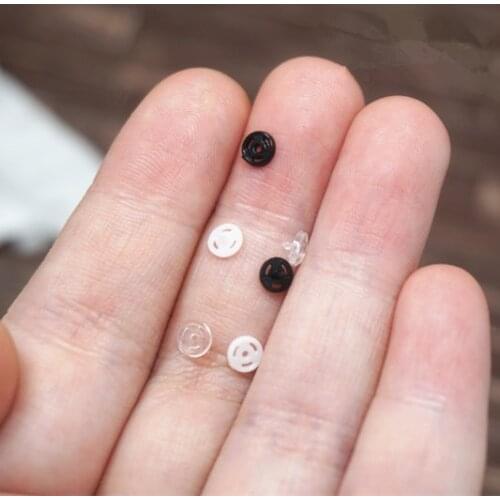 50PCS 4mm DIY BJD Blyth Doll Clothes Mini Button Buckle Invisible Snaps Fastener Press-stud for Barbie doll Clothes Accessories