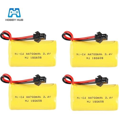 2.4V 700mAh NI-CD rechargeable battery pack AA 2.4 v rechargeable battery 700 mah for Remote Control toys Electric Toys