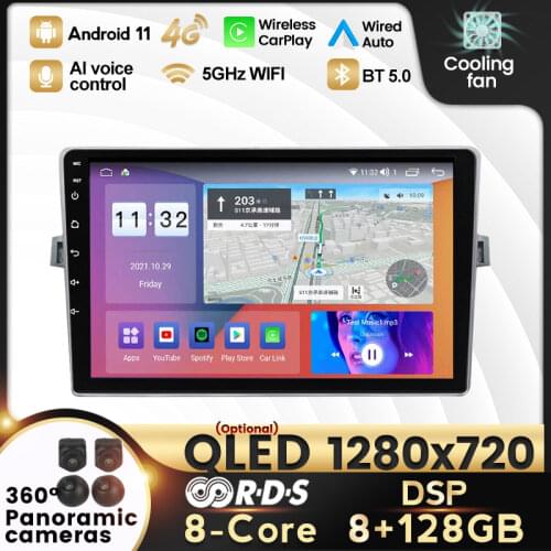 Android 10 4G RAM 64G ROM For Toyota Verso 2009 2010 2011-2018 car multimedia radio rds cassette support wifi carplay 4G BT SWC