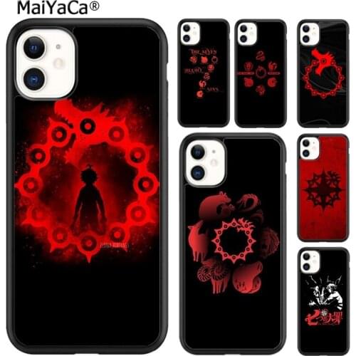 MaiYaCa Seven Deadly Sins Nanatsu no Taizai Phone Case For iPhone SE 6 6s 7 8 plus X XR XS 11 12 pro max Samsung S8 S9 S10 shell