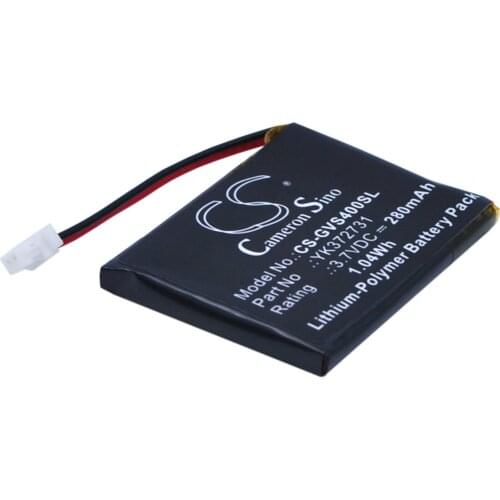 CS 280mAh/1.04Wh battery for Golf Buddy DSC-GB750,DSC-GB900,Voice 2,Voice GPS Rangefinder,Voice Plus,YK372731