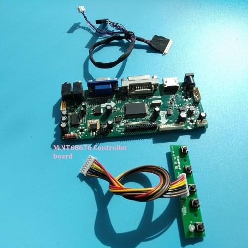 For B101EW05 V3 Panel 10.1" Controller board 1280X800 LCD monitor LED display kit 40pin Screen VGA DIY HDMI M.NT68676 DVI