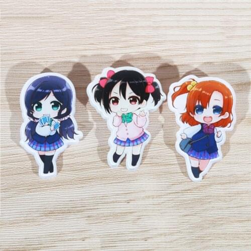 FFFPIN Japan Anime Lovelive Badge Cute Breastpin Pin Love Live Brooch Nico Coin Icon Kousaka Honoka Minami Kotori Drop Shipping