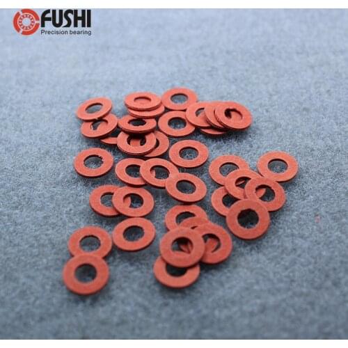 M2 M2.5 M3 M4 M5 M6 M8 Steel Pad Insulation Washers 300PCS Red Steel Paper Meson Gasket Spacer Insulating Spacers