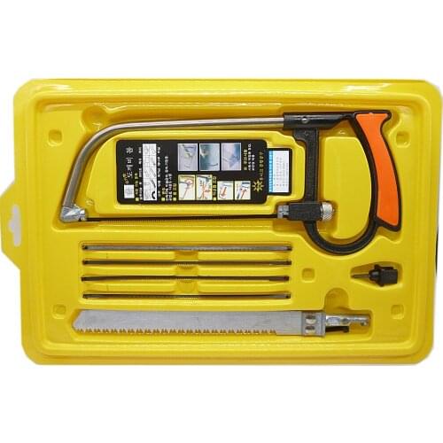 Fixmee Multi-function Woodworking Hand Hacksaw Set 245mm*100mm Bow Saw Detachable Portable Combination Tools