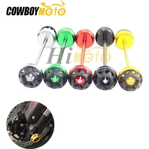 Motorcycle Front Axle Fork Wheel Protector Crash Sliders Falling Protection For Kawasaki Z800 13-16 Z1000 03-17 Z1000SX 11-16