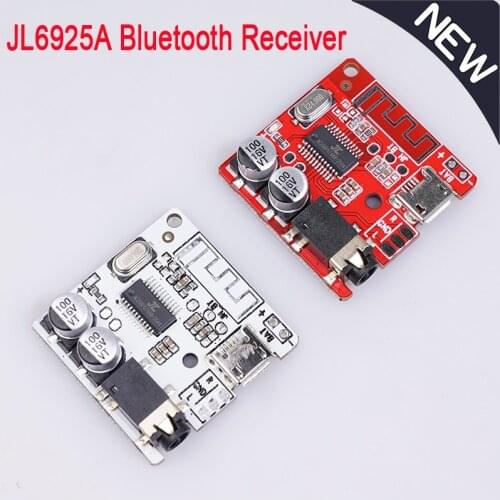 2021 New Bluetooth-compatible Audio Receiver Board 5.0 MP3 Lossless Decoder Board JL6925A Wireless Stereo Music Audio Module