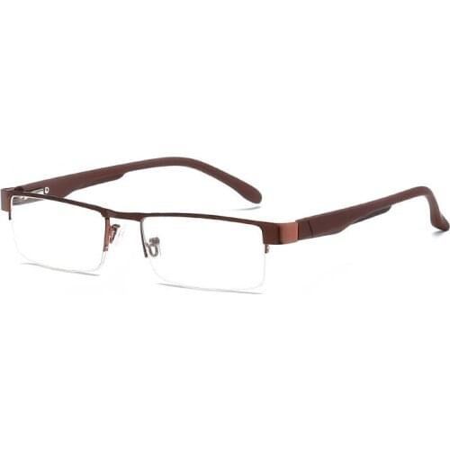 Metal Half Frame Reading Glasses Presbyopia Spectacles women men Fatigue Gafas +1.0 +1.5 +2.0 +2.5 +3.0 +3.5 +4.0 reader