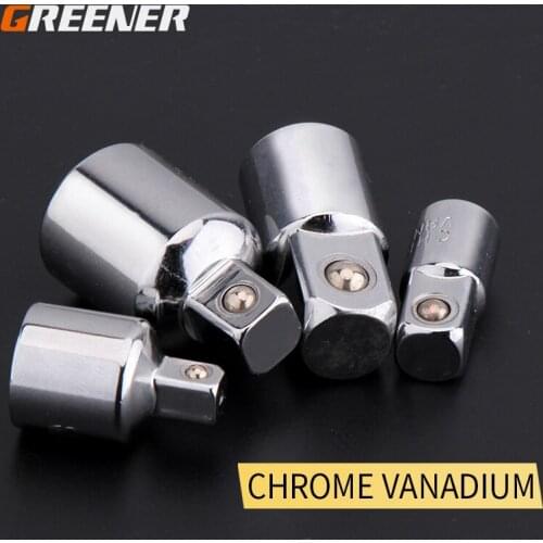Greener Ratchet Wrench Socket Converter Head Sleeve Adapter 1/2" Big Fly To 3/8" Fly To 1/4" Steel to 1/4" To 1/2" To 3/8"